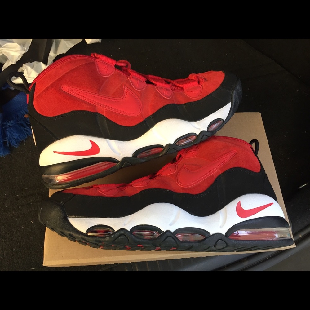 NIKE AIR MAX UPTEMPO 95 UNIVERSITY RED SIZE 11.5